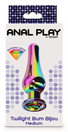 Anale juwelplug Twilight Bum M 10 x 3.4cm – 2/5