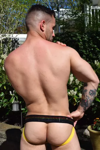 Jockstrap PRIDE STUD Gelb – 10/10