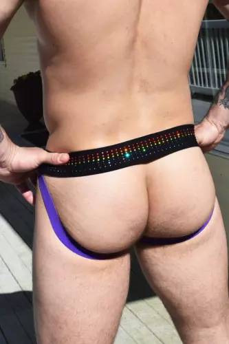 Jockstrap PRIDE STUD Violett – 7/8