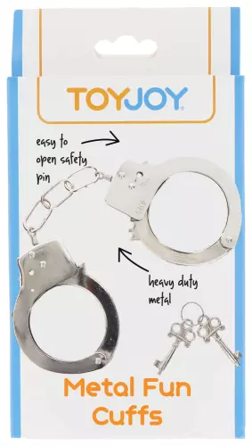 Handschellen aus Metall Fun Cuffs Versilbert – 4/4