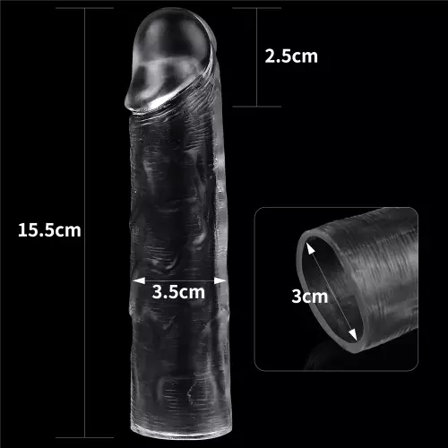 Penis Sheath Flawless 15 x 4cm Transparent – 11/12
