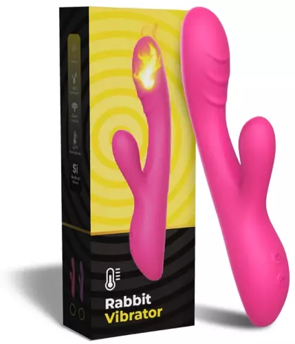 Vibro Rabbit verwarmend Spark 22cm Rose – 2/6
