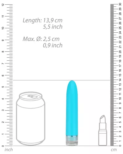 Mini Vibrator Eleni 14cm Türkis – 5/7