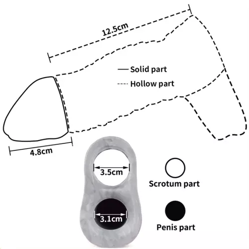 Monster Penis Sheath Extend 15 x 4.5cm – 5/5