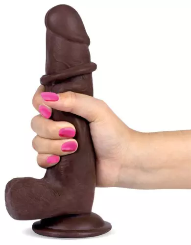 Realistischer Dildo Slidy Cock 15 x 4cm Braun – 4/7