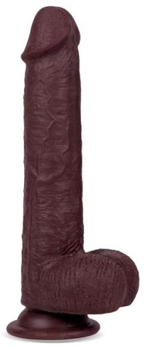 Realistic Dildo Slidy Cock 17 x 4cm Brown