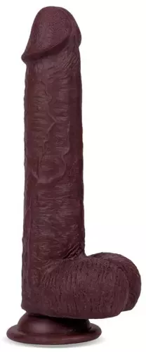 Realistischer Dildo Slidy Cock 17 x 4cm Braun – 1/6