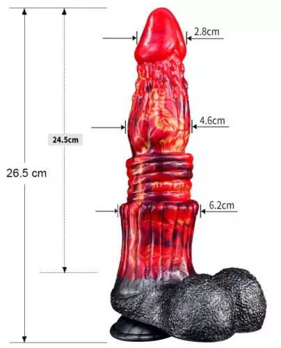 Dildo Postyr 21 x 6cm – 9/10