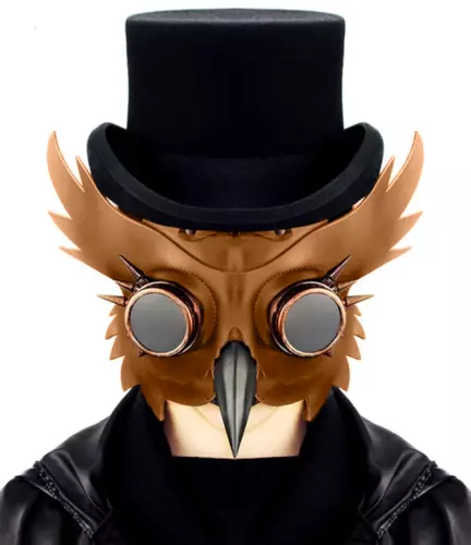 Steampunk-Maske Eule – 1/8