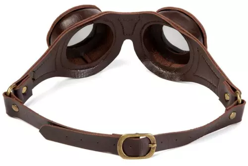 Paar Motorbrille Braun – 4/8