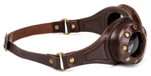 Paar Motorbrille Braun – 6/8