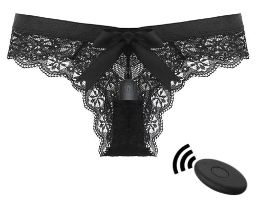 Thong with Vibro BULLETPANTIE