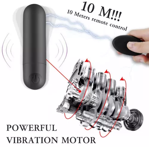 Slipje met vibrator BULLETPANTIE – 7/8