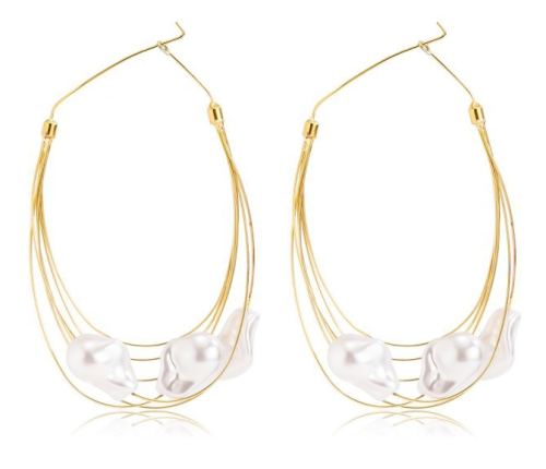 Gold Ear Earrings 10cm