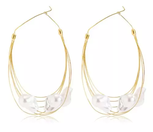 Ohrringe Gold Ear 10cm – 1/2
