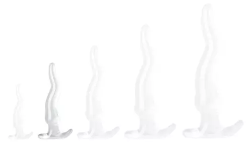 Transparenter Butt Plug Lieps M 18 x 4cm – 1/5