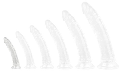 Transparent dildo No Ball S 15 x 3.2cm