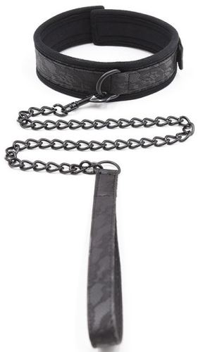 Halsband und Leine mit Klettverschluss