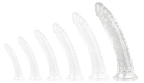 Transparent dildo No Ball 3XL 28 x 5.5cm