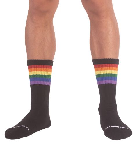 Black socks PRIDE GYM Rainbow