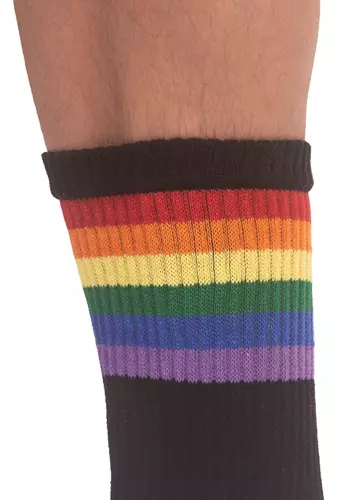 Schwarze Socken PRIDE GYM Rainbow – 3/5