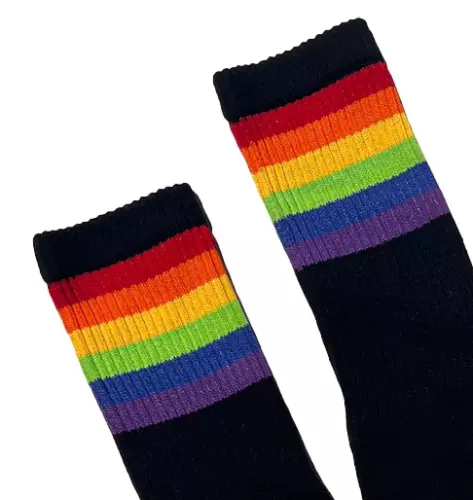 Schwarze Socken PRIDE GYM Rainbow – 5/5