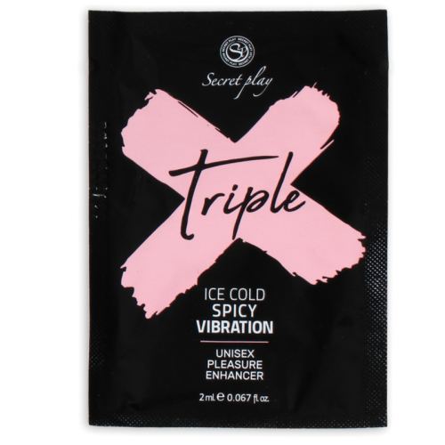 Triple X Heating and Vibrating Gel Sachet 2ml
