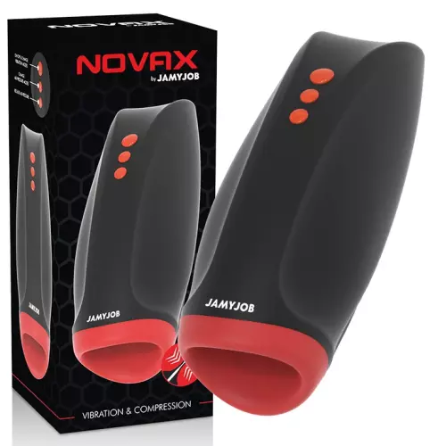 Vibrierender Masturbator mit Kompression Novax – 2/7