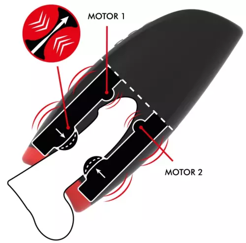 Vibrierender Masturbator mit Kompression Novax – 6/7