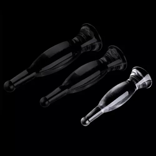 Butt plug transparent Bottle S 18 x 4.5cm – 3/4