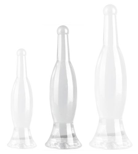 Transparent Bottle M Plug 22 x 5.5cm