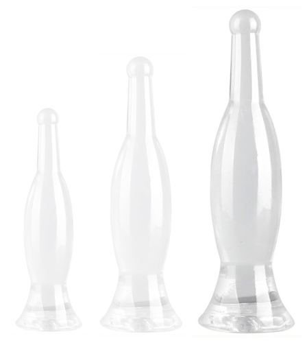 Transparenter Stöpsel Bottle L 26 x 6,5cm