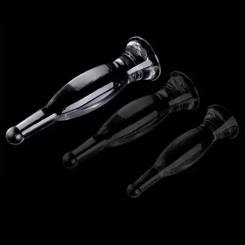 Butt plug transparent Bottle L 26 x 6.5cm – 3/4
