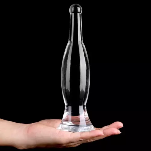 Butt plug transparent Bottle L 26 x 6.5cm – 4/4