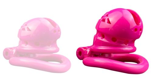 Chastity Cage Sex Slave M 6.5 x 3.5cm Pink