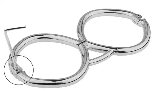 Metall-Handschellen Hex 15cm – 4/7