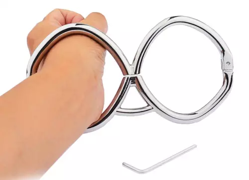 Metall-Handschellen Hex 15cm – 5/7