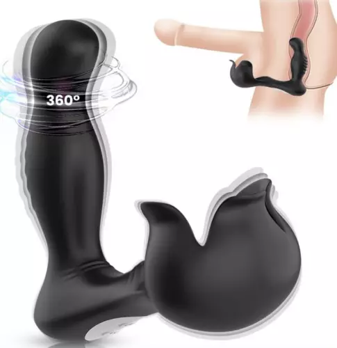 Prostatastöpsel mit drehbarem Hodensack Surround 10 x 3,4cm – 4/6