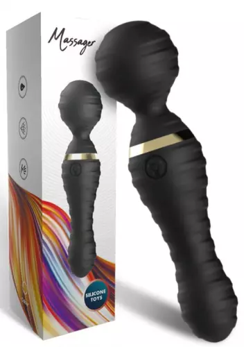 Wand Free Magic 19,5cm - Kopf 51mm Schwarz – 2/5