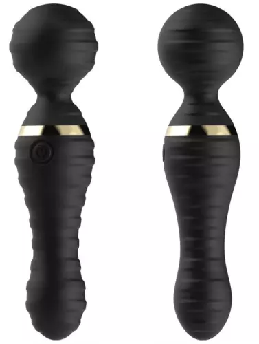 Wand Free Magic 19,5cm - Kopf 51mm Schwarz – 3/5
