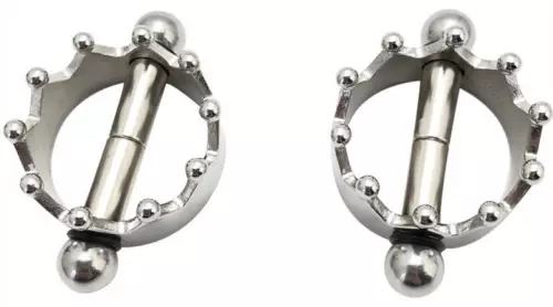 Nippelklemmen aus Metall Crown 27mm – 4/4