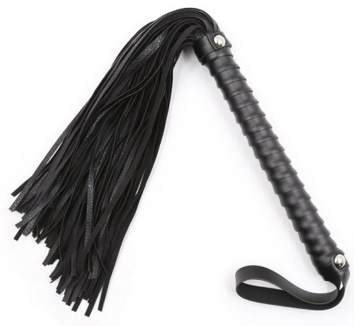Peitsche Spaky 50cm Schwarz
