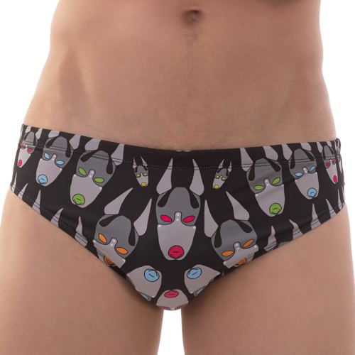 Badeslip FETISH DOG Schwarz