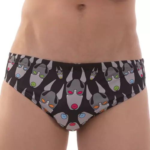 Badeslip FETISH DOG Schwarz – 1/6