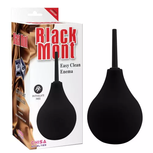 Schwarze klassische Analspritze Enema – 2/12
