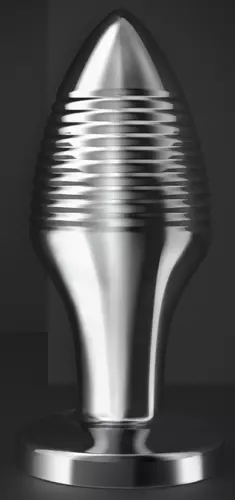 Ferngesteuerter vibrierender Anal-Plug Alu Stry 6.5 x 2.9cm – 1/5