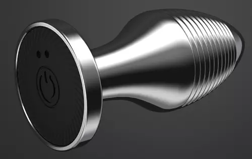 Ferngesteuerter vibrierender Anal-Plug Alu Stry 6.5 x 2.9cm – 4/5