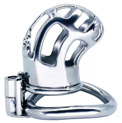 Keuschheitskäfig aus Metall Royal Steel 7 x 3cm – 1/6