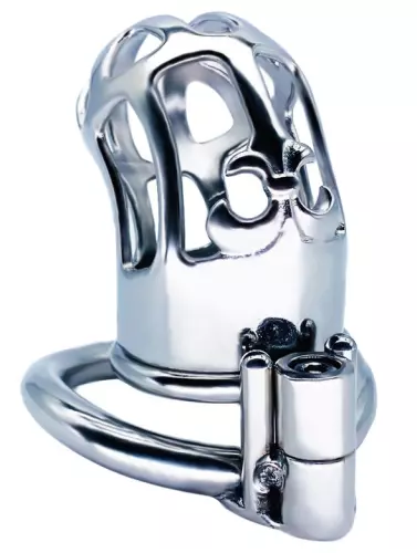 Keuschheitskäfig aus Metall Royal Steel 7 x 3cm – 3/6