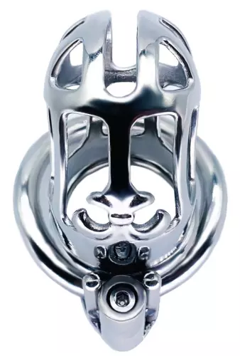 Keuschheitskäfig aus Metall Royal Steel 7 x 3cm – 5/6
